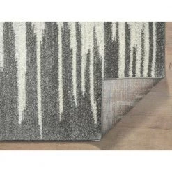 Casa Grey 4 ft. x 6 ft. Geometric Polypropylene Area Rug by Abani -Abani Sales grey abani area rugs cas270a 4 fa 1000