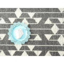 Casa Grey 4 ft. x 6 ft. Geometric Polypropylene Area Rug by Abani 14 Casa Grey 4 ft. x 6 ft. Geometric Polypropylene Area Rug by Abani -Abani Sales grey abani area rugs cas300a 4 1f 1000