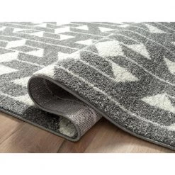 Casa Grey 4 ft. x 6 ft. Geometric Polypropylene Area Rug by Abani 13 Casa Grey 4 ft. x 6 ft. Geometric Polypropylene Area Rug by Abani -Abani Sales grey abani area rugs cas300a 4 4f 1000