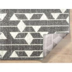 Casa Grey 4 ft. x 6 ft. Geometric Polypropylene Area Rug by Abani 16 Casa Grey 4 ft. x 6 ft. Geometric Polypropylene Area Rug by Abani -Abani Sales grey abani area rugs cas300a 4 fa 1000