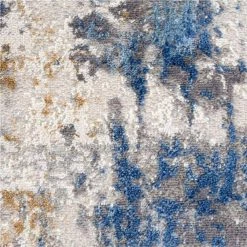 Dune Grey 7.9 ft. x 10.2 ft. Distressed Polypropylene Area Rug by Abani -Abani Sales grey abani area rugs dun100a 8 1f 1000