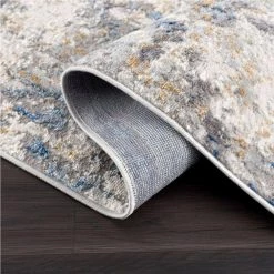 Dune Grey 7.9 ft. x 10.2 ft. Distressed Polypropylene Area Rug by Abani -Abani Sales grey abani area rugs dun100a 8 c3 1000