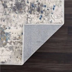 Dune Grey 4 ft. x 6 ft. Abstract Polypropylene Area Rug by Abani -Abani Sales grey abani area rugs dun120a 4 4f 1000