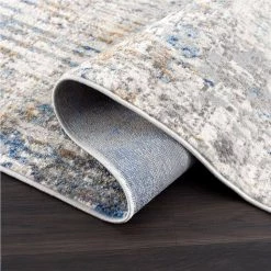 Dune Grey 4 ft. x 6 ft. Abstract Polypropylene Area Rug by Abani -Abani Sales grey abani area rugs dun120a 4 c3 1000