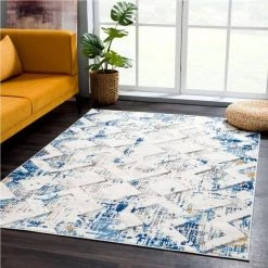 Dune Grey 7.9 ft. x 10.2 ft. Geometric Polypropylene Area Rug by Abani -Abani Sales grey abani area rugs dun130a 8 31 1000
