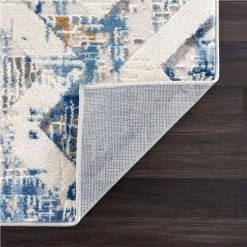 Dune Grey 7.9 ft. x 10.2 ft. Geometric Polypropylene Area Rug by Abani -Abani Sales grey abani area rugs dun130a 8 4f 1000