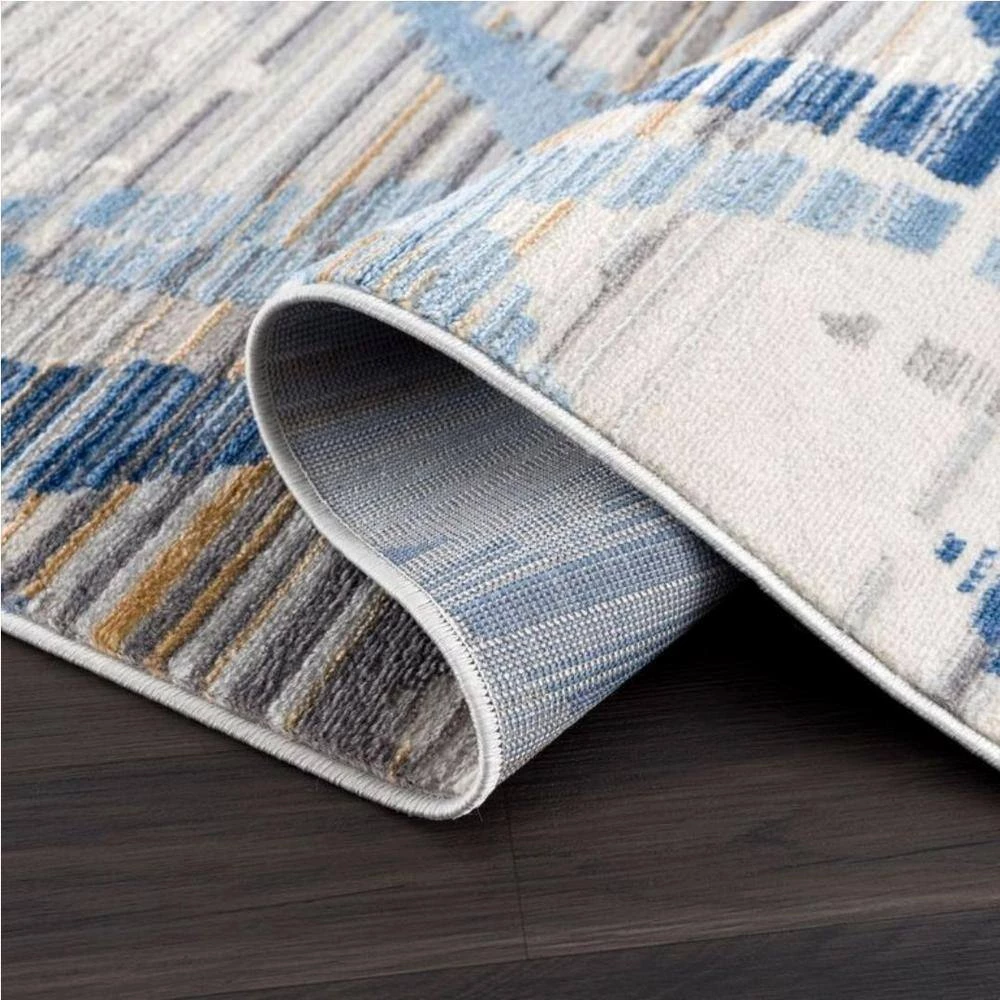Dune Grey 6 ft. x 9 ft. Geometric Polypropylene Area Rug by Abani 6 Dune Grey 6 ft. x 9 ft. Geometric Polypropylene Area Rug by Abani - Image 4