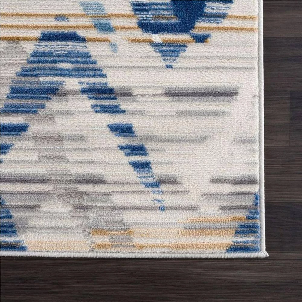 Dune Grey 6 ft. x 9 ft. Geometric Polypropylene Area Rug by Abani 4 Dune Grey 6 ft. x 9 ft. Geometric Polypropylene Area Rug by Abani - Image 2