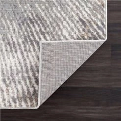 Dune Grey 4 ft. x 6 ft. Abstract Polypropylene Area Rug by Abani 14 Dune Grey 4 ft. x 6 ft. Abstract Polypropylene Area Rug by Abani -Abani Sales grey abani area rugs dun150a 4 4f 1000