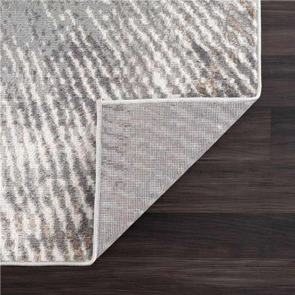 Dune Grey 4 ft. x 6 ft. Abstract Polypropylene Area Rug by Abani 7 Dune Grey 4 ft. x 6 ft. Abstract Polypropylene Area Rug by Abani - Image 5
