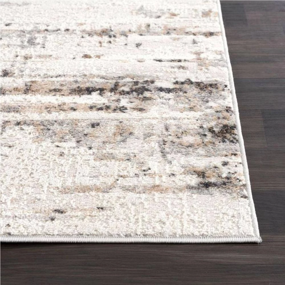 Dune Grey 5.3 ft. x 7.6 ft. Striped Polypropylene Area Rug by Abani 5 Dune Grey 5.3 ft. x 7.6 ft. Striped Polypropylene Area Rug by Abani - Image 3
