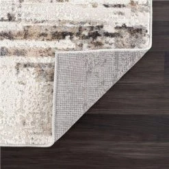 Dune Grey 5.3 ft. x 7.6 ft. Striped Polypropylene Area Rug by Abani 14 Dune Grey 5.3 ft. x 7.6 ft. Striped Polypropylene Area Rug by Abani -Abani Sales grey abani area rugs dun160a 5 4f 1000