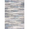 Dune Grey 5.3 ft. x 7.6 ft. Striped Polypropylene Area Rug by Abani -Abani Sales grey abani area rugs dun170a 5 64 1000