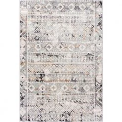 Dune Grey 6 ft. x 9 ft. Oriental Polypropylene Area Rug by Abani