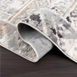 Dune Grey 6 ft. x 9 ft. Oriental Polypropylene Area Rug by Abani -Abani Sales grey abani area rugs dun180a 6 c3 1000