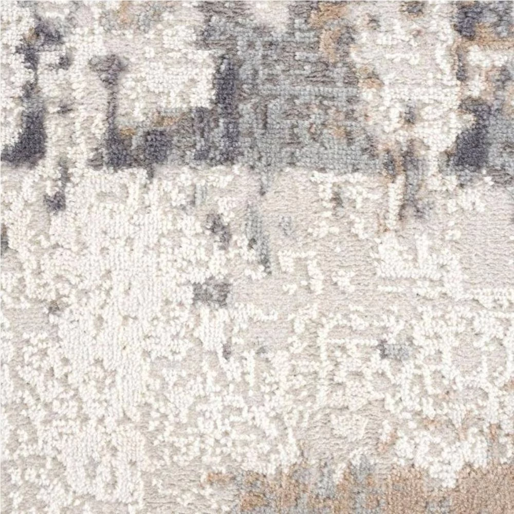 Dune Grey 4 ft. x 6 ft. Distressed Polypropylene Area Rug by Abani 8 Dune Grey 4 ft. x 6 ft. Distressed Polypropylene Area Rug by Abani - Image 6