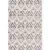 Dune Grey 5.3 ft. x 7.6 ft. Geometric Polypropylene Area Rug by Abani -Abani Sales grey abani area rugs dun200a 5 64 1000