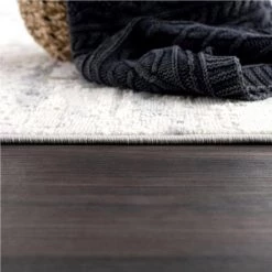 Dune Grey 4 ft. x 6 ft. Abstract Polypropylene Area Rug by Abani -Abani Sales grey abani area rugs dun210a 4 44 1000