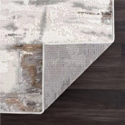 Dune Grey 4 ft. x 6 ft. Abstract Polypropylene Area Rug by Abani -Abani Sales grey abani area rugs dun210a 4 4f 1000