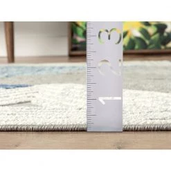 Hampton Grey 6 ft. x 9 ft. Geometric Polypropylene Area Rug by Abani -Abani Sales grey abani area rugs ham150a 6 44 1000