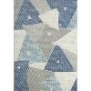 Hampton Grey 6 ft. x 9 ft. Geometric Polypropylene Area Rug by Abani