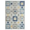 Hampton Grey 6 ft. x 9 ft. Geometric Polypropylene Area Rug by Abani -Abani Sales grey abani area rugs ham180a 6 64 1000
