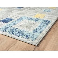 Hampton Grey 6 ft. x 9 ft. Geometric Polypropylene Area Rug by Abani 12 Hampton Grey 6 ft. x 9 ft. Geometric Polypropylene Area Rug by Abani -Abani Sales grey abani area rugs ham180a 6 c3 1000