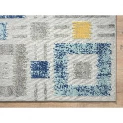 Hampton Grey 6 ft. x 9 ft. Geometric Polypropylene Area Rug by Abani 11 Hampton Grey 6 ft. x 9 ft. Geometric Polypropylene Area Rug by Abani -Abani Sales grey abani area rugs ham180a 6 e1 1000