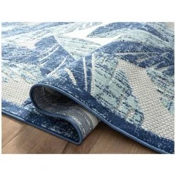 Hampton Grey 5.3 ft. x 7.6 ft. Floral Polypropylene Area Rug by Abani 13 Hampton Grey 5.3 ft. x 7.6 ft. Floral Polypropylene Area Rug by Abani -Abani Sales grey abani area rugs ham190a 5 4f 1000