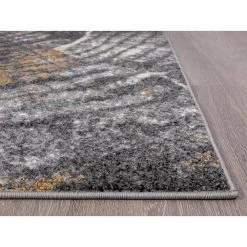 Laguna Grey 4 ft. x 6 ft. Abstract Polypropylene Area Rug by Abani 10 Laguna Grey 4 ft. x 6 ft. Abstract Polypropylene Area Rug by Abani -Abani Sales grey abani area rugs lag140a 4 40 1000