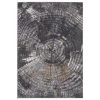 Laguna Grey 4 ft. x 6 ft. Abstract Polypropylene Area Rug by Abani 2 Laguna Grey 4 ft. x 6 ft. Abstract Polypropylene Area Rug by Abani -Abani Sales grey abani area rugs lag140a 4 64 1000