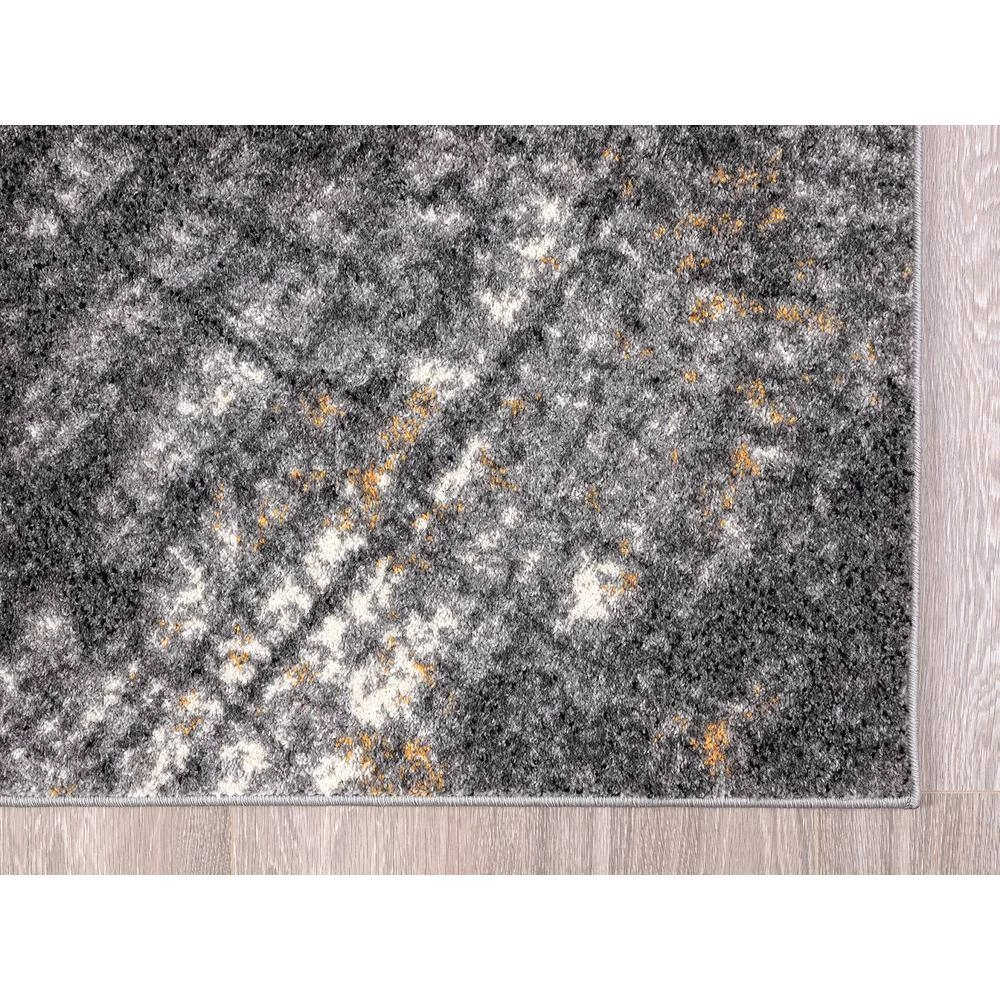Laguna Grey 4 ft. x 6 ft. Abstract Polypropylene Area Rug by Abani 4 Laguna Grey 4 ft. x 6 ft. Abstract Polypropylene Area Rug by Abani - Image 2