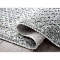 Luna Grey 6 ft. x 9 ft. Distressed Polyester Area Rug by Abani -Abani Sales grey abani area rugs lun110a 6 c3 1000