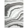Luna Grey 7.9 ft. x 10.2 ft. Abstract Polyester Area Rug by Abani 1 Luna Grey 7.9 ft. x 10.2 ft. Abstract Polyester Area Rug by Abani -Abani Sales grey abani area rugs lun220a 8 64 1000