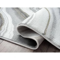 Luna Grey 7.9 ft. x 10.2 ft. Abstract Polyester Area Rug by Abani -Abani Sales grey abani area rugs lun220a 8 c3 1000