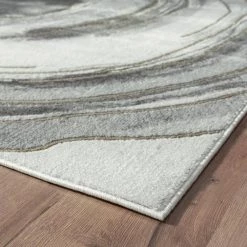 Luna Grey 5 ft. 3 in. x 7 ft. 6 in. Abstract Polyester Area Rug by Abani 12 Luna Grey 5 ft. 3 in. x 7 ft. 6 in. Abstract Polyester Area Rug by Abani -Abani Sales grey abani area rugs lun310a 5 c3 1000
