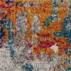 Malibu Grey 4 ft. x 6 ft. Abstract Polypropylene Area Rug by Abani -Abani Sales grey abani area rugs mal140a 4 1f 1000