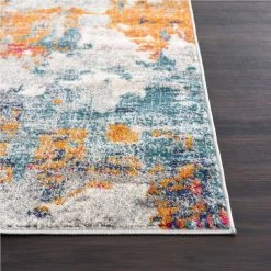 Malibu Grey 4 ft. x 6 ft. Abstract Polypropylene Area Rug by Abani -Abani Sales grey abani area rugs mal140a 4 40 1000