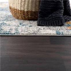 Malibu Grey 4 ft. x 6 ft. Abstract Polypropylene Area Rug by Abani -Abani Sales grey abani area rugs mal140a 4 44 1000