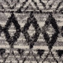 Malibu Grey 7.9 ft. x 10.2 ft. Geometric Polypropylene Area Rug by Abani 15 Malibu Grey 7.9 ft. x 10.2 ft. Geometric Polypropylene Area Rug by Abani -Abani Sales grey abani area rugs mal150a 8 1f 1000