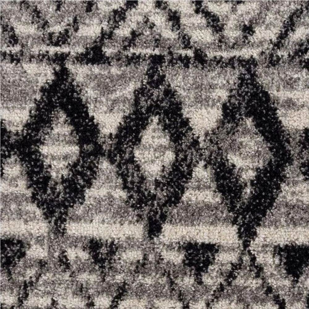 Malibu Grey 7.9 ft. x 10.2 ft. Geometric Polypropylene Area Rug by Abani 8 Malibu Grey 7.9 ft. x 10.2 ft. Geometric Polypropylene Area Rug by Abani - Image 6