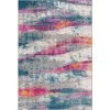 Malibu Grey 4 ft. x 6 ft. Striped Polypropylene Area Rug by Abani -Abani Sales grey abani area rugs mal170a 4 64 1000