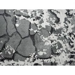 Nova Grey 6 ft. x 9 ft. Abstract Polyester Area Rug by Abani -Abani Sales grey abani area rugs nov100a 6 4f 1000