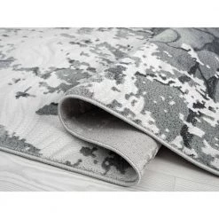 Nova Grey 6 ft. x 9 ft. Abstract Polyester Area Rug by Abani -Abani Sales grey abani area rugs nov100a 6 c3 1000