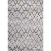 Nova Grey 4 ft. x 6 ft. Distressed Polyester Area Rug by Abani