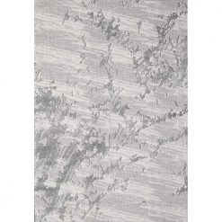 Nova Grey 5.3 ft. x 7.6 ft. Abstract Polyester Area Rug by Abani