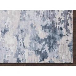 Paloma Grey 2 ft. x 5 ft. Abstract Polyester Area Rug by Abani -Abani Sales grey abani area rugs pal240a 25 40 1000