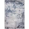 Paloma Grey 2 ft. x 5 ft. Abstract Polyester Area Rug by Abani
