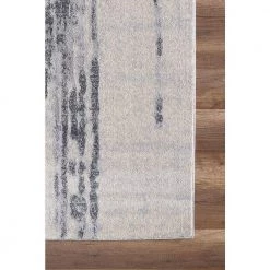 Quartz Grey 5 ft. 3 ft. x 7 ft. 6 in. Distressed Polypropylene Area Rug by Abani -Abani Sales grey abani area rugs qrz110a 5 40 1000