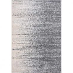 Quartz Grey 5 ft. 3 ft. x 7 ft. 6 in. Abstract Polypropylene Area Rug by Abani